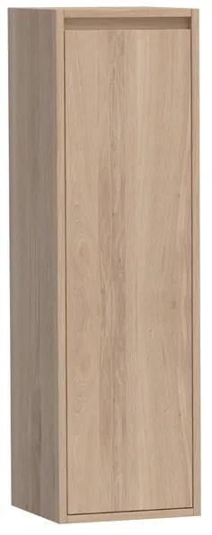 Saniclass Nexxt 120 Badkamerkast - 120x35x35cm - 1 rechtsdraaiende deur - hout - Smoked oak 7008RSOG