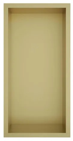 Hotbath &MORE Inbouwbox of inbouwnis - 30x15x10 - Geborsteld messing PVD BOX015BBP