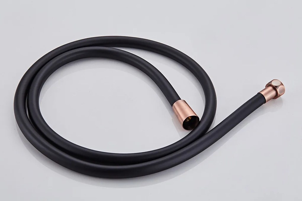 Saniclear Copper Pro glijstangset met staafhanddouche geborsteld koper