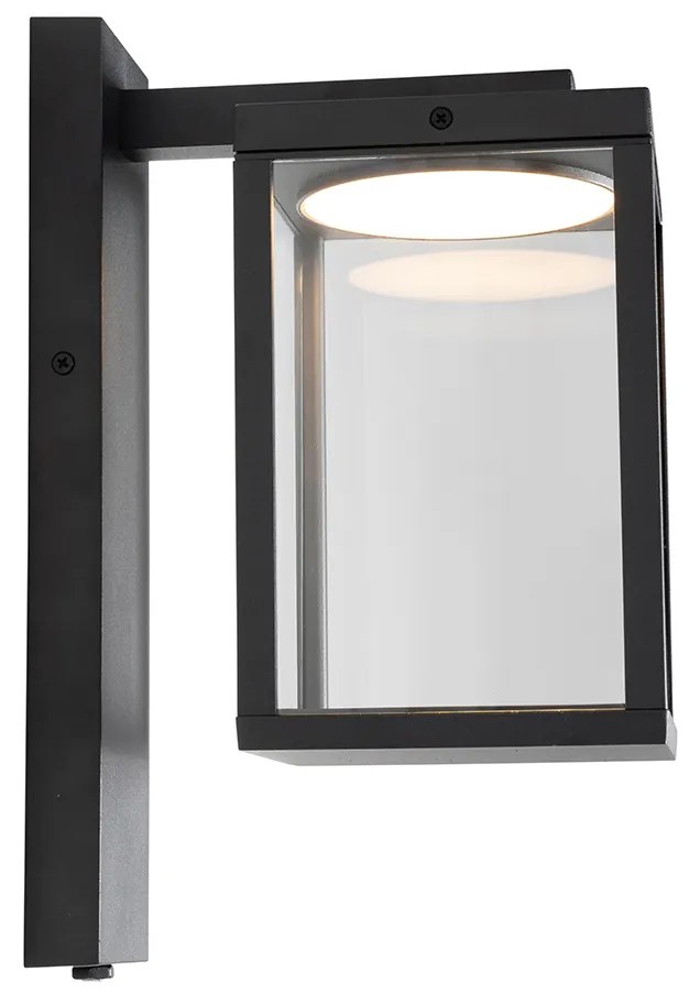 Buiten wandlantaarn zwart incl. LED en schemersensor - Ferdinand Modern IP54 Buitenverlichting