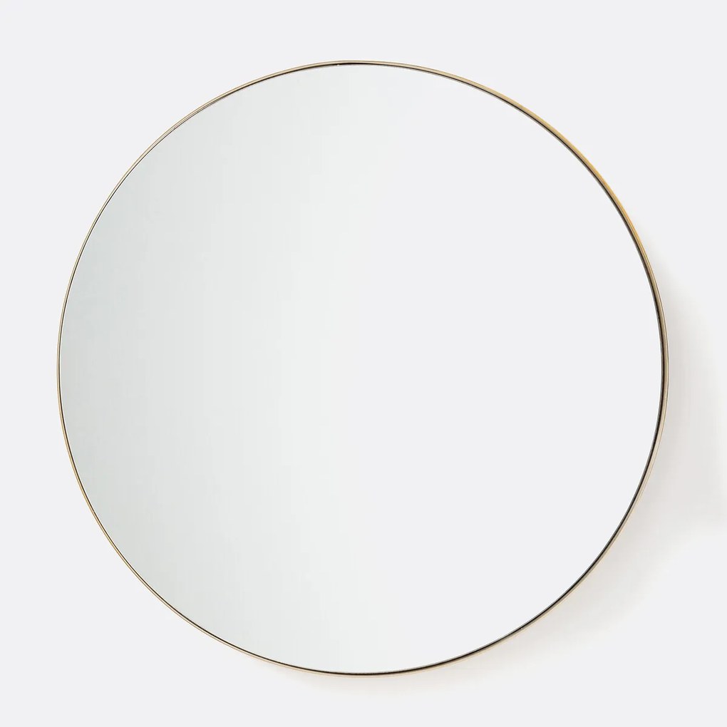Ronde metalen spiegel, diameter 120 cm, IODUS