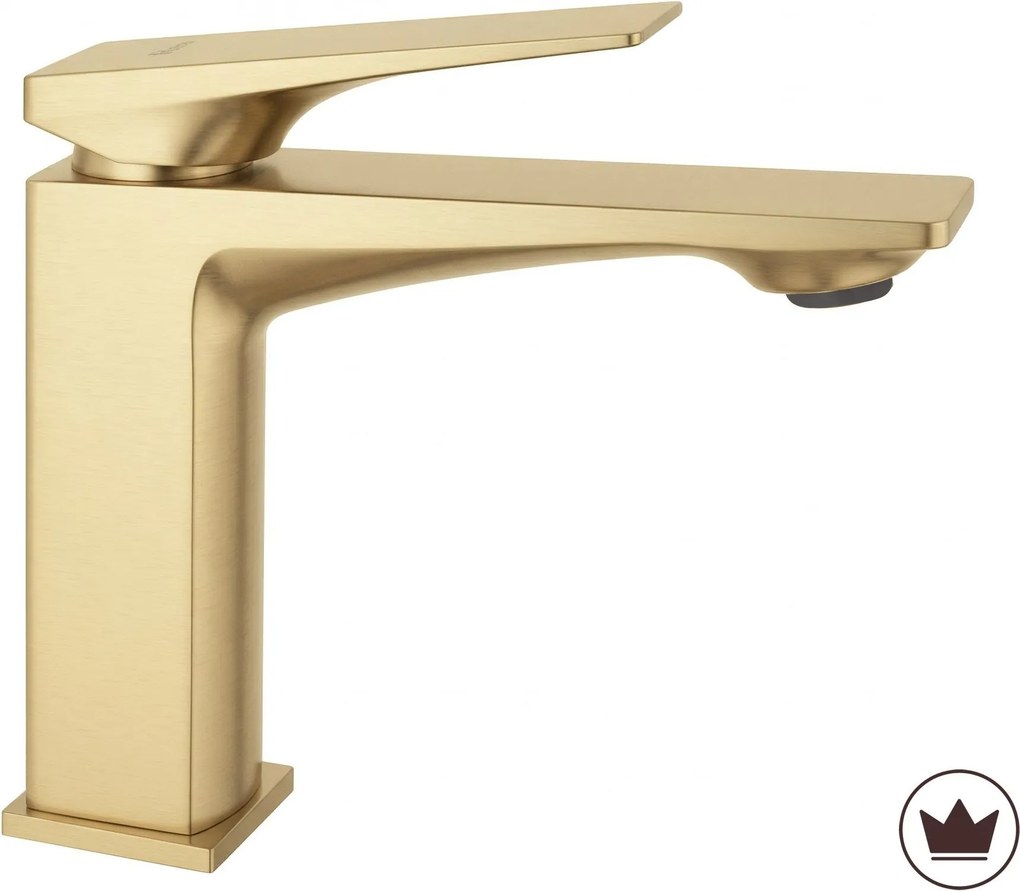 Wastafelkraan PREMIUM Rea Prime Brush Gold Low