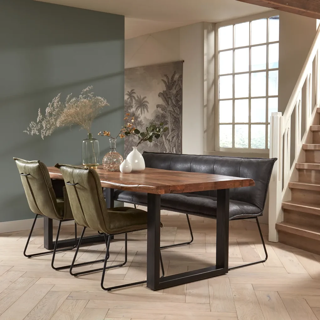 Tower Living Boomstamtafel Mangohout 260cm Nicosia - 260 X 100cm.