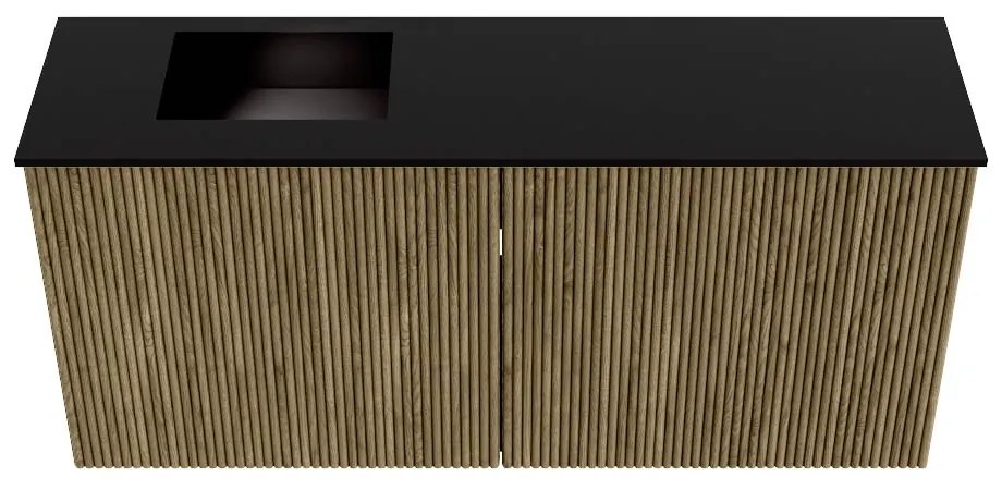 Mondiaz Joya 90cm toiletmeubel dusk met wastafel faye links 1 kraangat urban