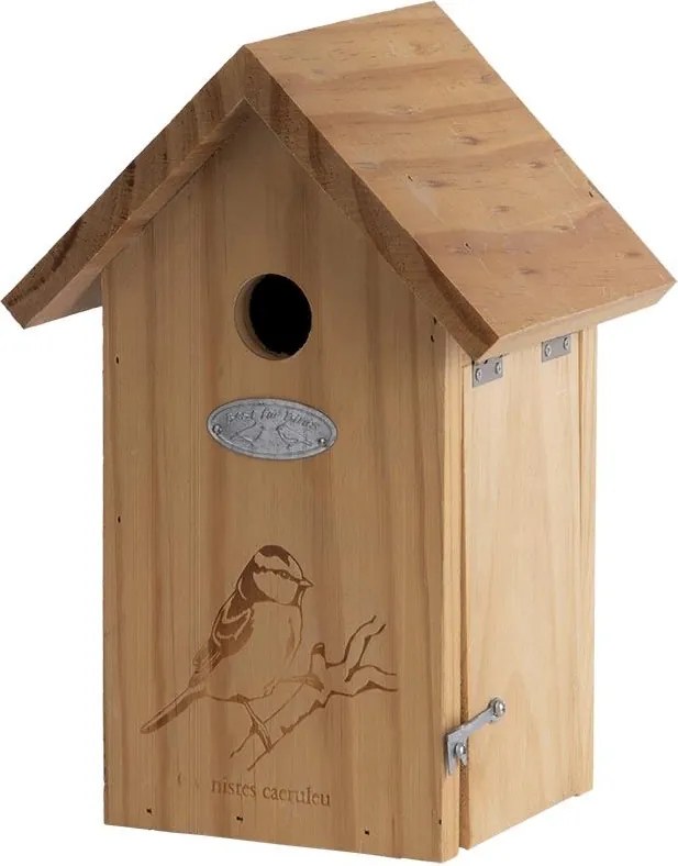 Esschert Design nestkast pimpelmees silhouet - LxBxH: 17x14,3x25,5cm