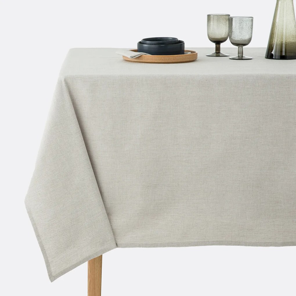 Tafelkleed in geweven-geverfd katoen, Navao