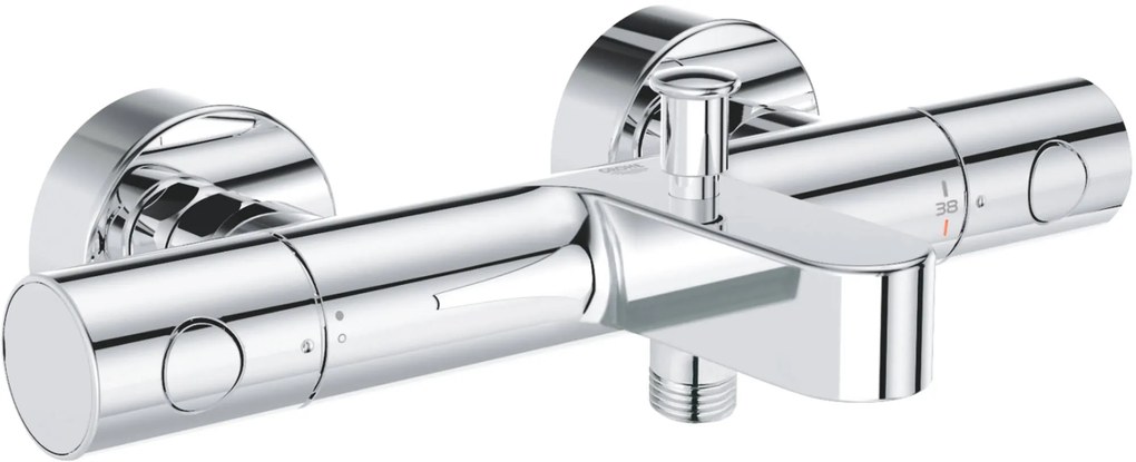 Grohe QuickFix Precision Get thermostatische badkraan chroom