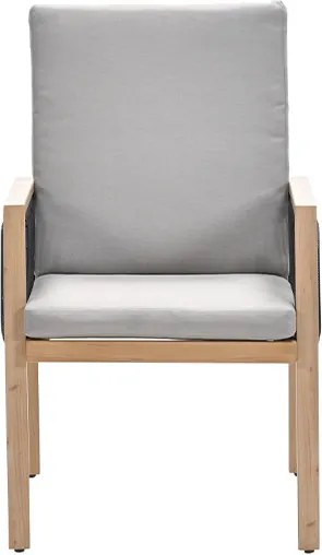 Garden Impressions San Capri lounge dining stoel - light teak aluminium