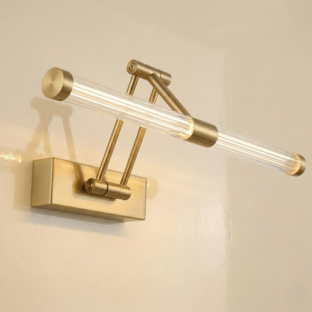 Badkamer LED-wandlamp APP1899-1W 40cm BRUSH GOLD