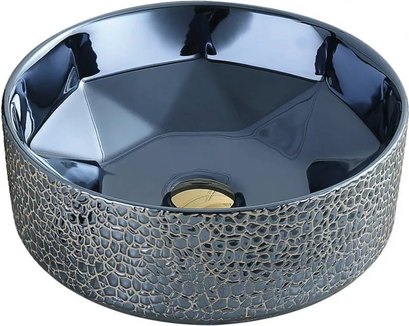 Mexen Lupita bovenbouw wasbak 41 x 41 cm, blauw - 22144163