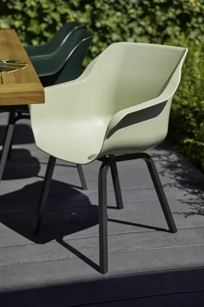 Set van 4 - Hartman Sophie Element dining armstoel - French green