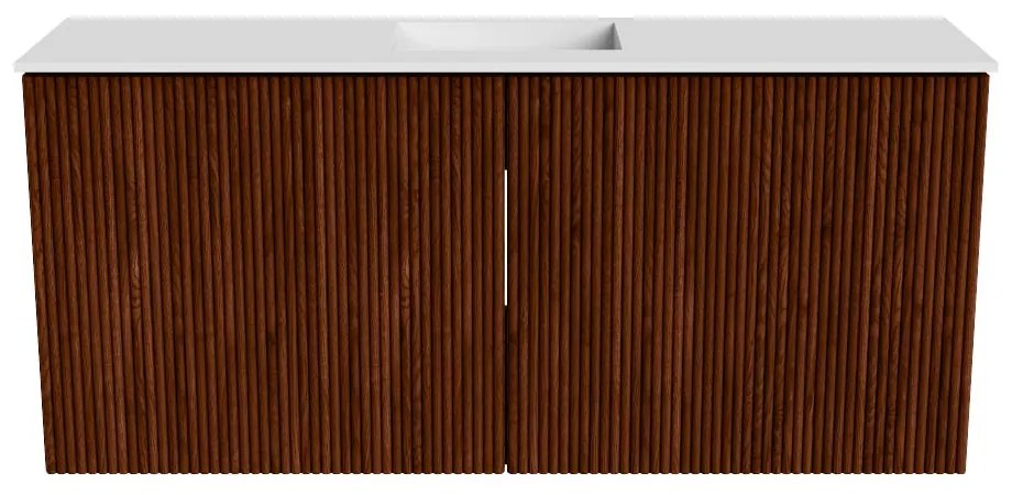 Mondiaz Joya 90cm toiletmeubel ruby met wastafel faye midden zonder kraangat talc
