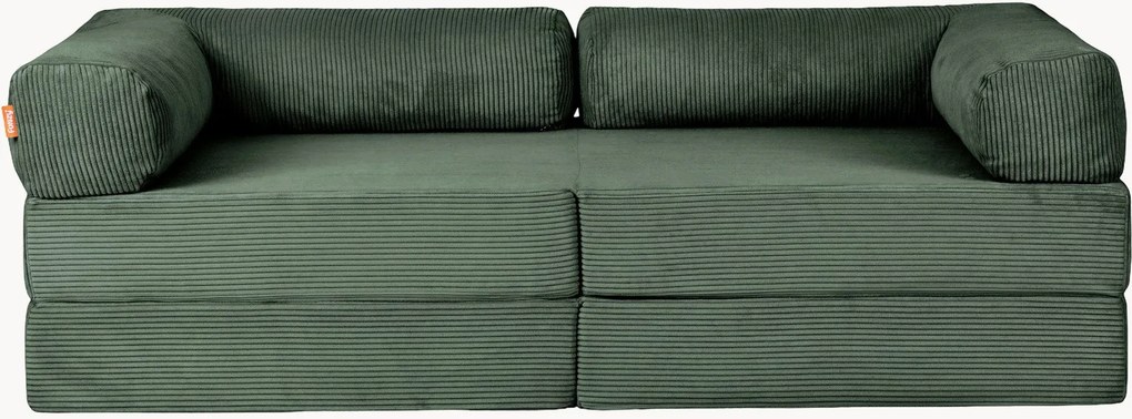 Modulaire fluwelen bank Family Funzy (2-zits)