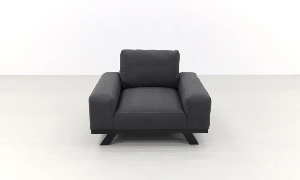 Barcelona/Cuba Sunbrella loungeset - Sooty - 4-delig - incl. loungestoel OP=OP