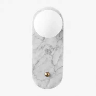 Eustace Wandlamp Van Marmer En Glas Marmer - Sklum
