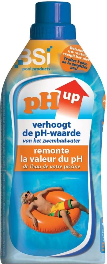 BSI pH Up liquid 1L - verhoogt de pH-waarde van je zwembad of spa
