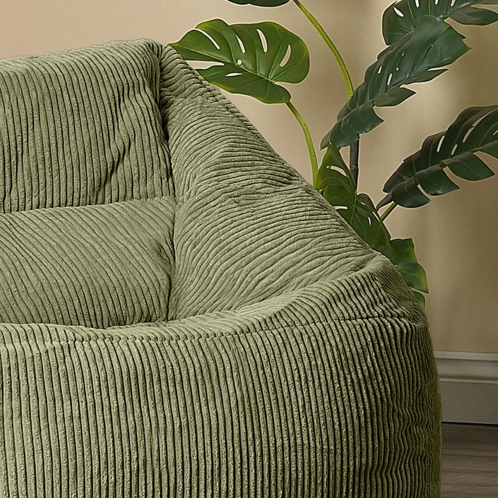 Cloudy Zitzak Stoel met Armleuning - Olijf