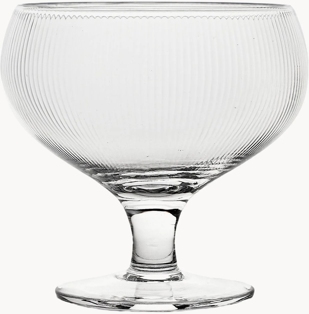 Champagneglazen Blanka van kristalglas, 2-delig