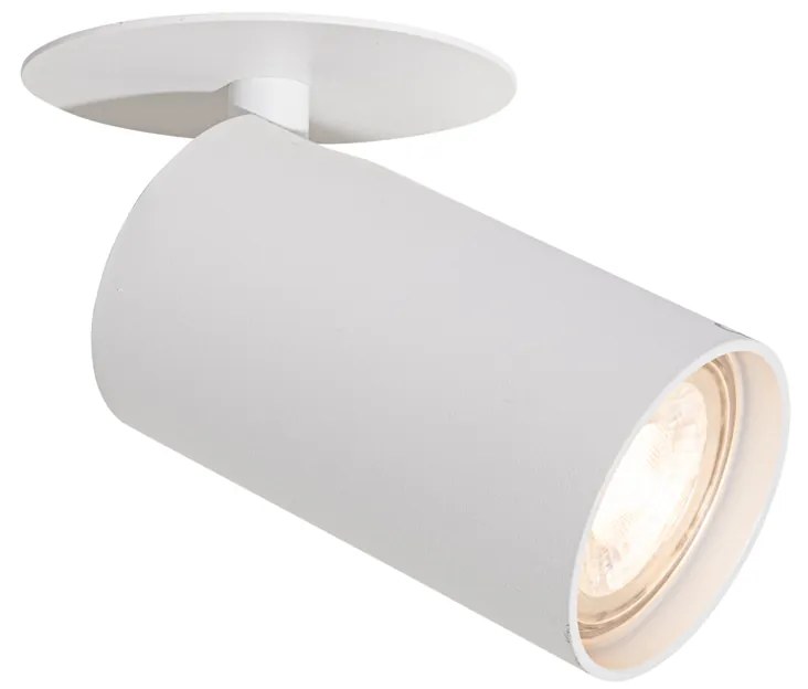 Set van 6 moderne inbouwspots wit GU10 50mm - Chels