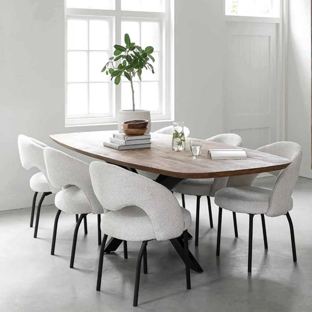 DTP Home Evo Teak Eettafel Deens Ovaal 260 Cm - 260 X 100cm.