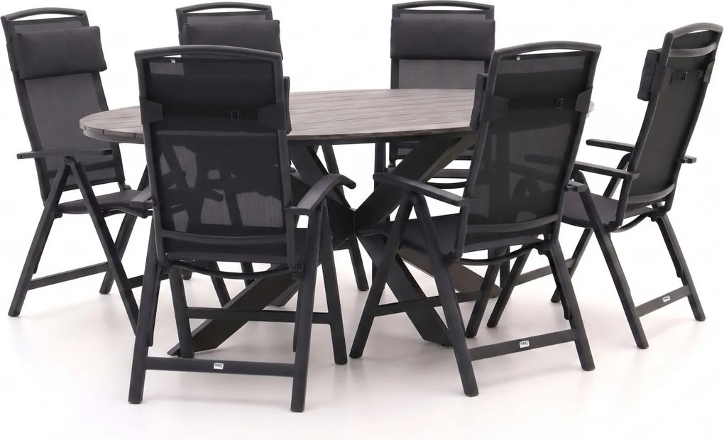 Diningset Forza  | 6 personen | Tuinset polywood | 7-delig | Kees Smit Tuinmeubelen