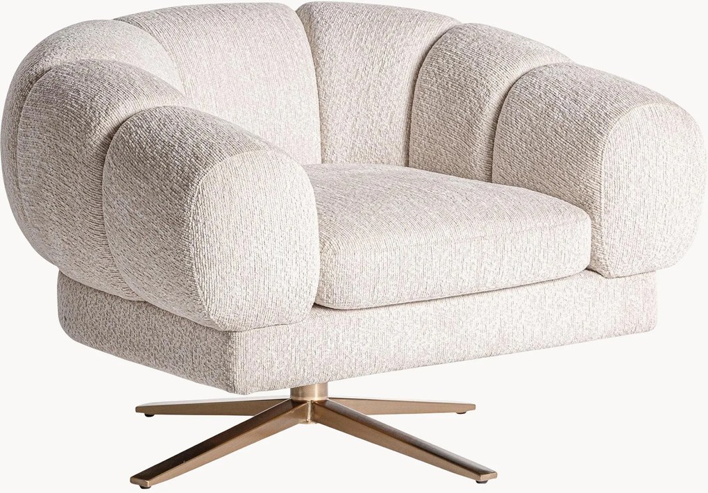 Chenille draaistoel Elise