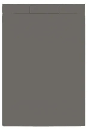 Allibert Luna douchebak Mat Gun Metal-120x80x2.5cm 247638