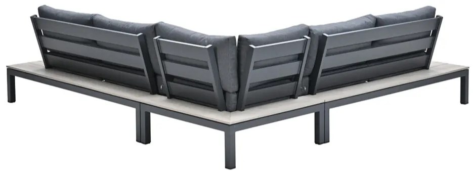 Garden Impressions Nicolle loungeset - Carbon black - donker grijs - Op=Op