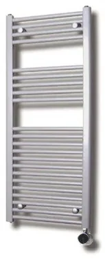 Sanicare Elektrische Design Radiator - 111.8 x 45 cm - 596 Watt - thermostaat zwart rechtsonder - wit HRAEZ451118/W