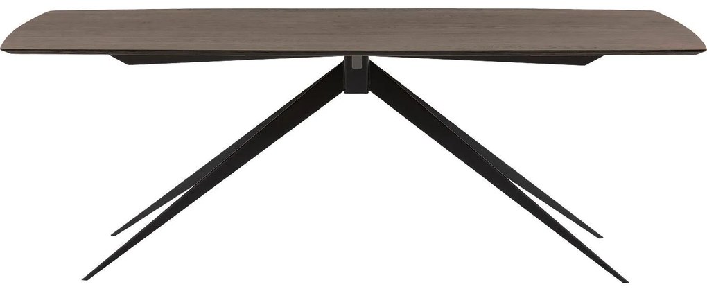 Goossens Excellent Eettafel Uniek, Semi rechthoekig 220 x 100 cm