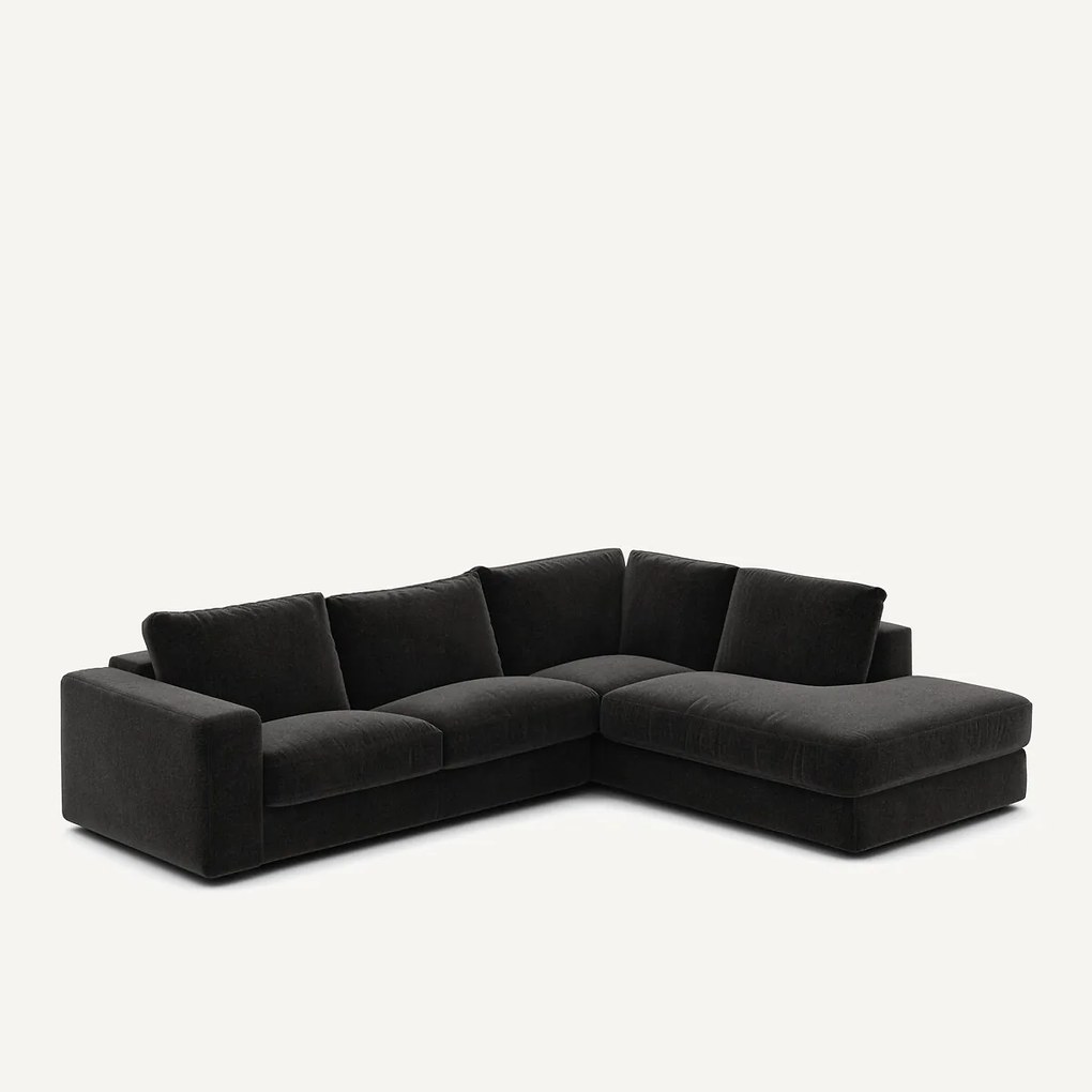 Chenille fluwelen hoekbank, Skander