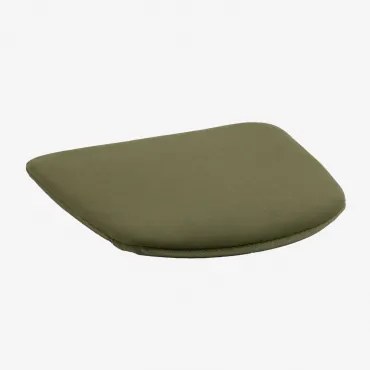 Kussen 31x31 Cm Voor Beklede Lix Stoel Fluwelen Verde Caqui - Sklum