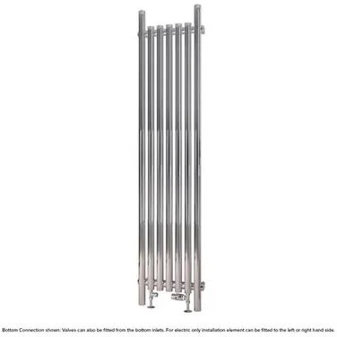 Eastbrook Lambourne horizontale radiator 40x180cm 652W chroom