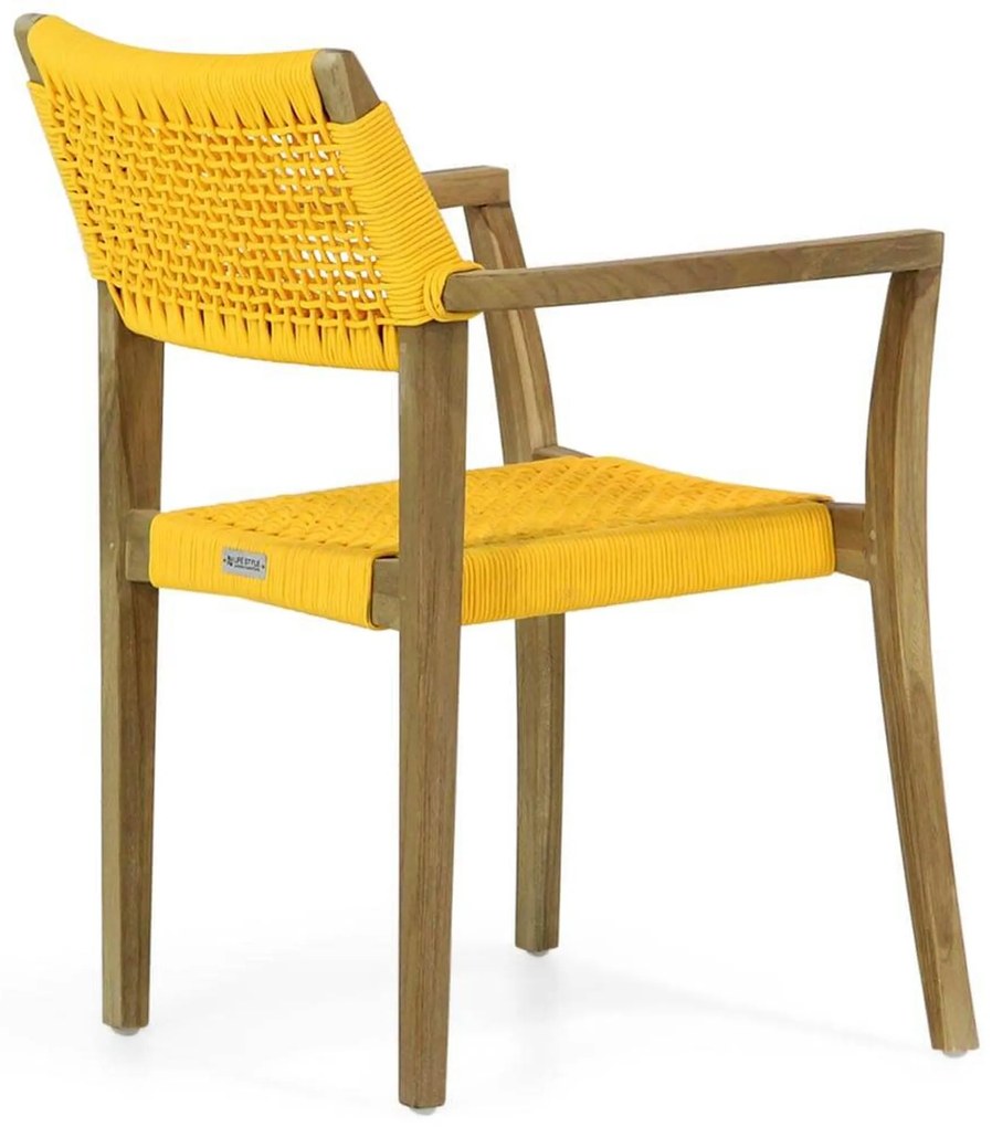 Tuinset 4 personen 165 cm Rope Geel Lifestyle Garden Furniture Dallas/Brighton