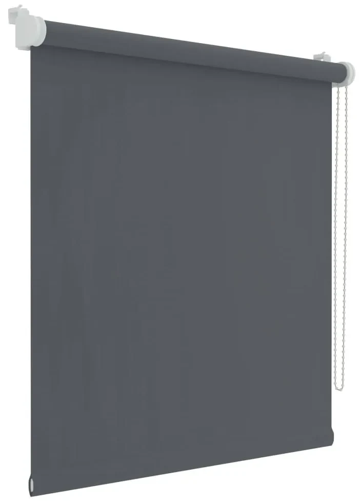 Decosol Mini-rolgordijn verduisterend 52x160 cm antraciet