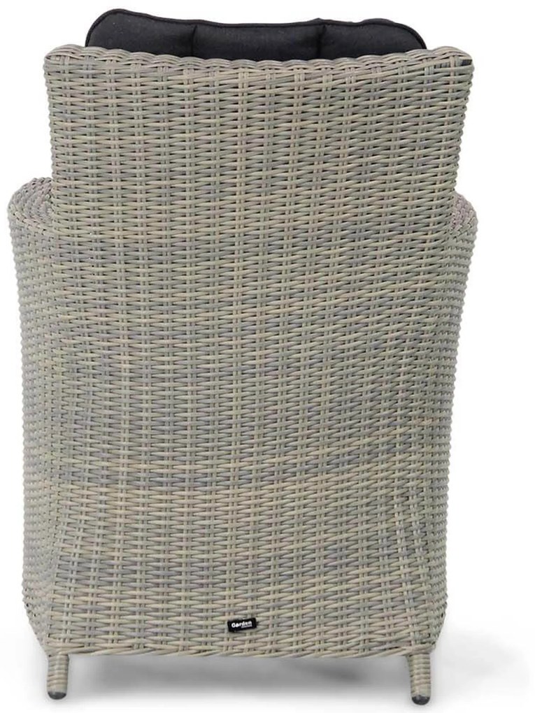 Tuinset 6 personen 240 cm Wicker Taupe Garden Collections Venerdi/Boston