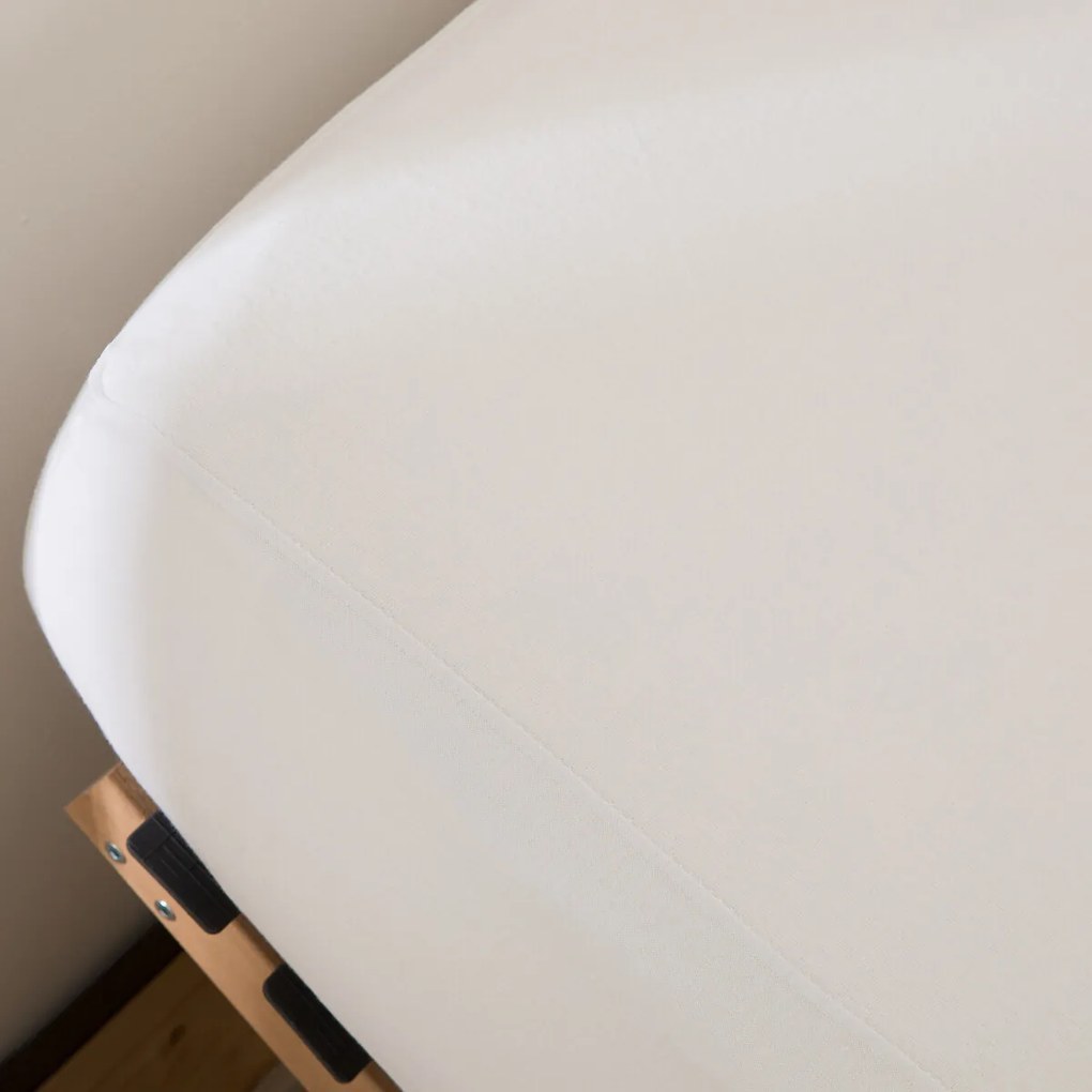 Matrasbeschermer voor dubbele matras in molton H20cm