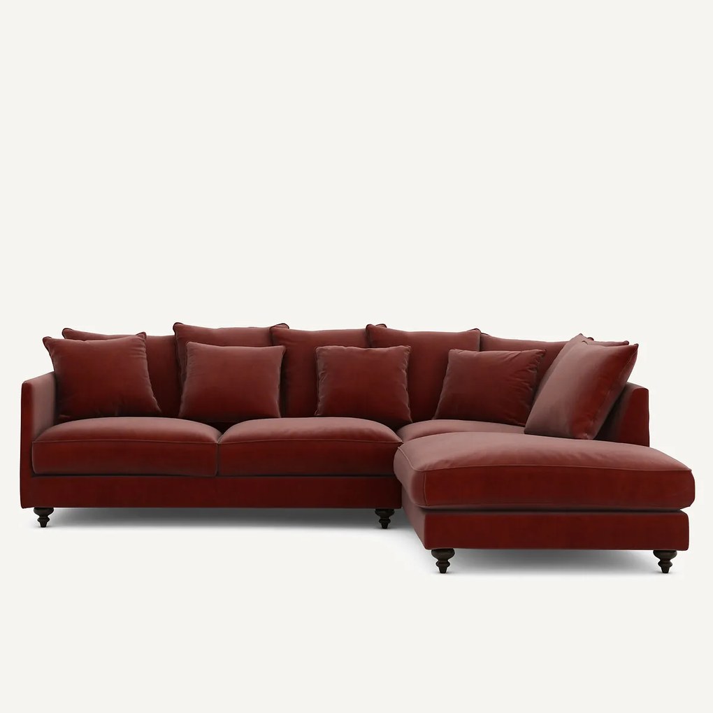 Fluwelen hoekslaapbank, Lazare