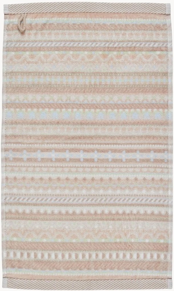 Fluweel & terry gastendoeken Geometric Print, 3-delig