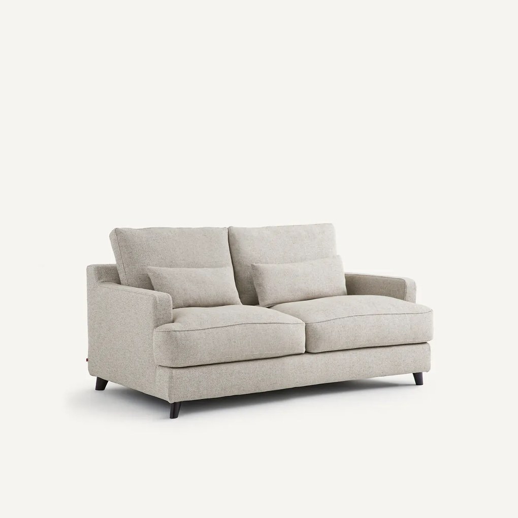 Bank, 2-zit getextureerd viscose/linnen, Alwine