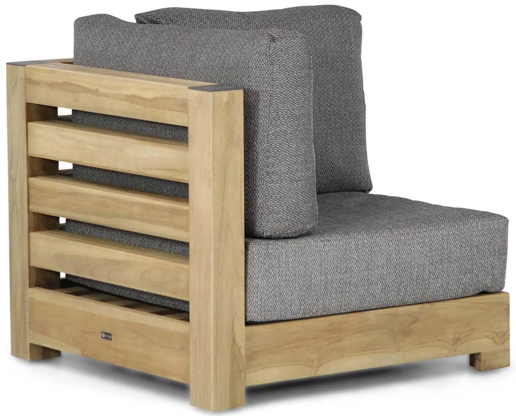 Loungeset 5 personen Teak Old teak greywash Santika Furniture Santika