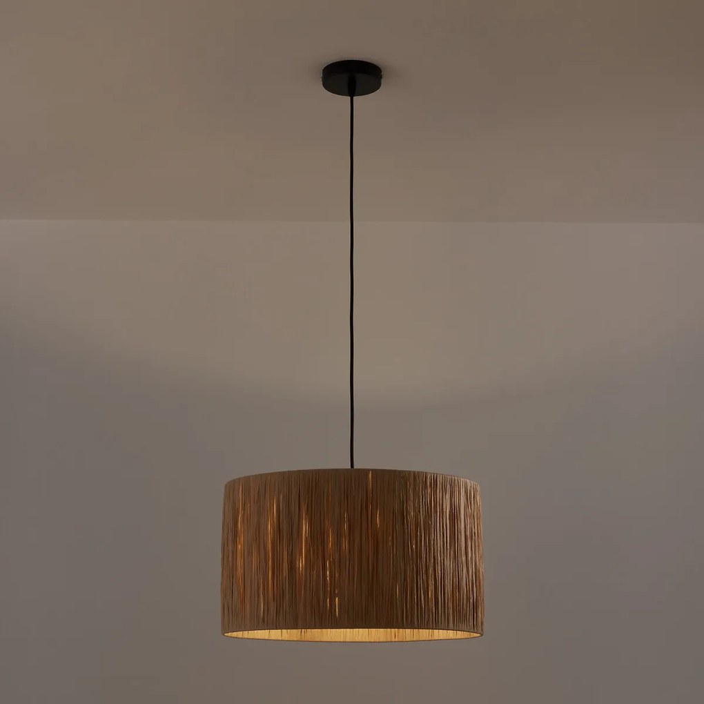 Hanglamp / Lampenkap in raffiaØ40 cm, Rafita