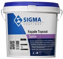 Sigma Facade Topcoat Satin - Wit - 5 l