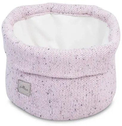 Confetti knit mandje vintage pink