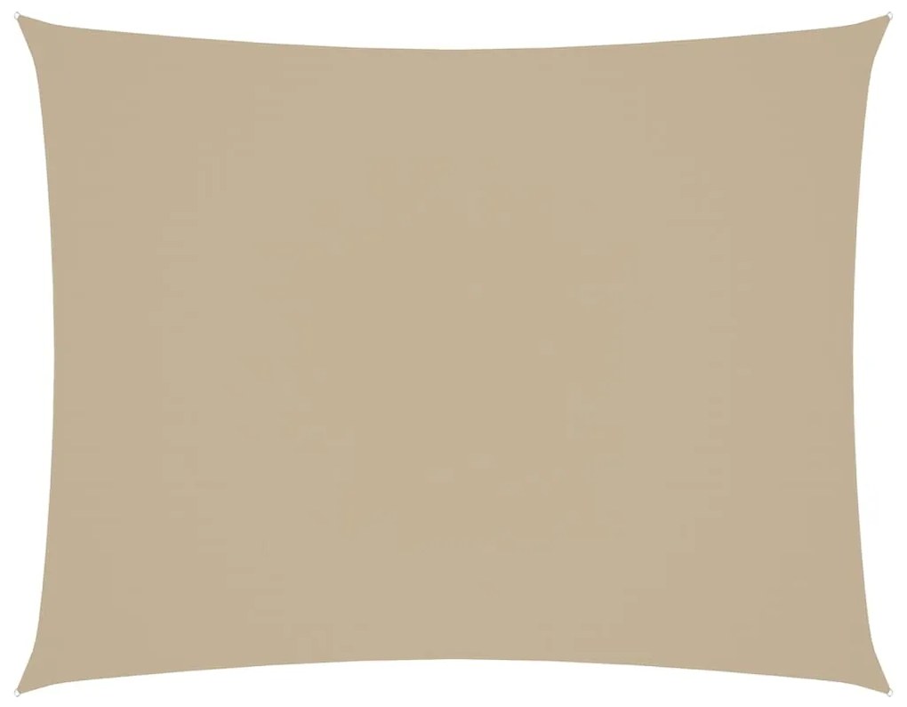 vidaXL Zonnescherm rechthoekig 2,5x3,5 m oxford stof beige