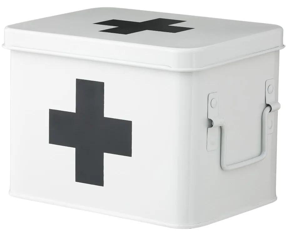 HEMA Medicijnbox 22x16x16 Wit (wit)