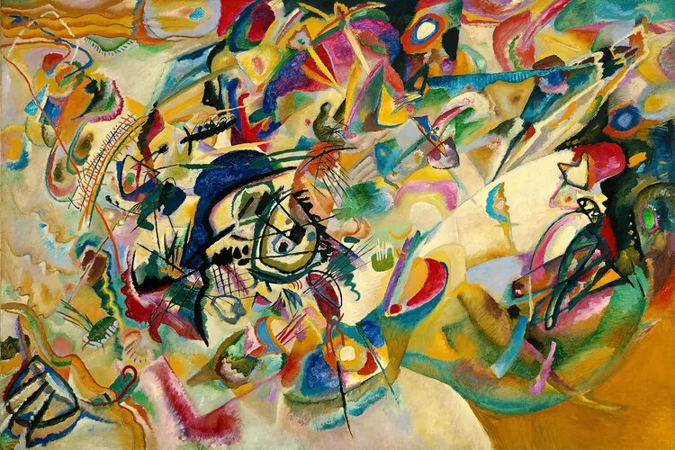 Kunstreproductie Composition No. 7 (1913), Wassily Kandinsky