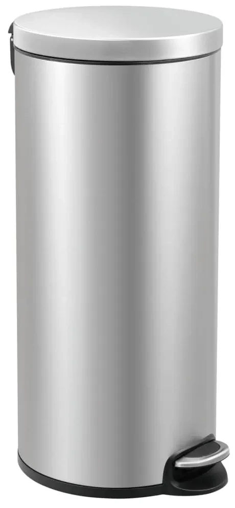 EKO Pedaalemmer Serene 30 L matzilverkleurig