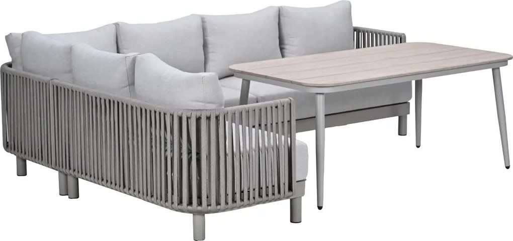 Garden Impressions Andong lounge dining set 5-delig - taupe