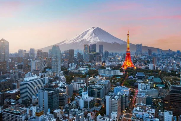 Foto Mt. Fuji and Tokyo skyline, Jackyenjoyphotography